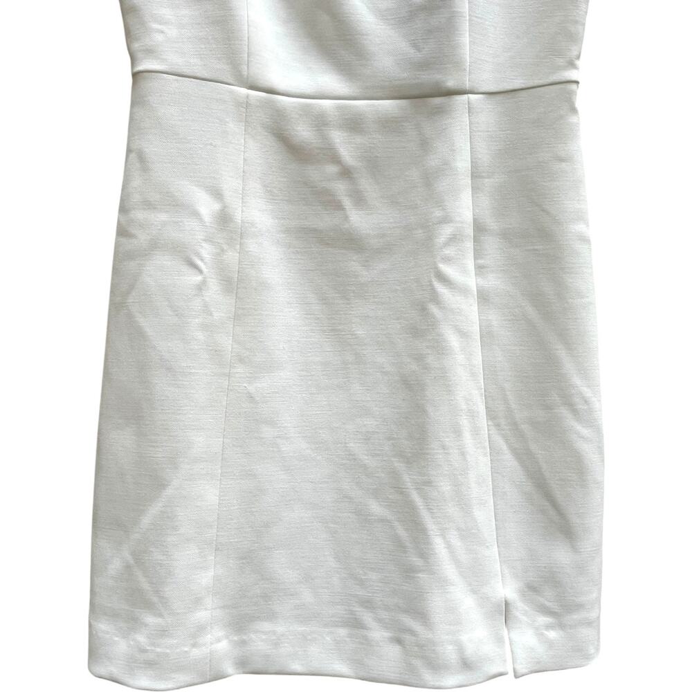 NEW French Connection Cream Whisper Sleeveless Mini Dress Adjust Straps Womens 2 - Picture 3 of 9